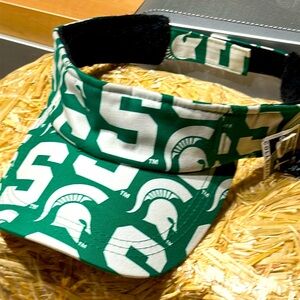NWT Unisex MSU Spartan Strong Visor
